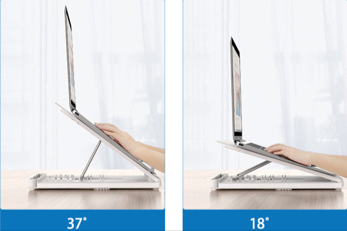 Soporte Plegable para Laptop – Ajustable y con Enfriamiento
