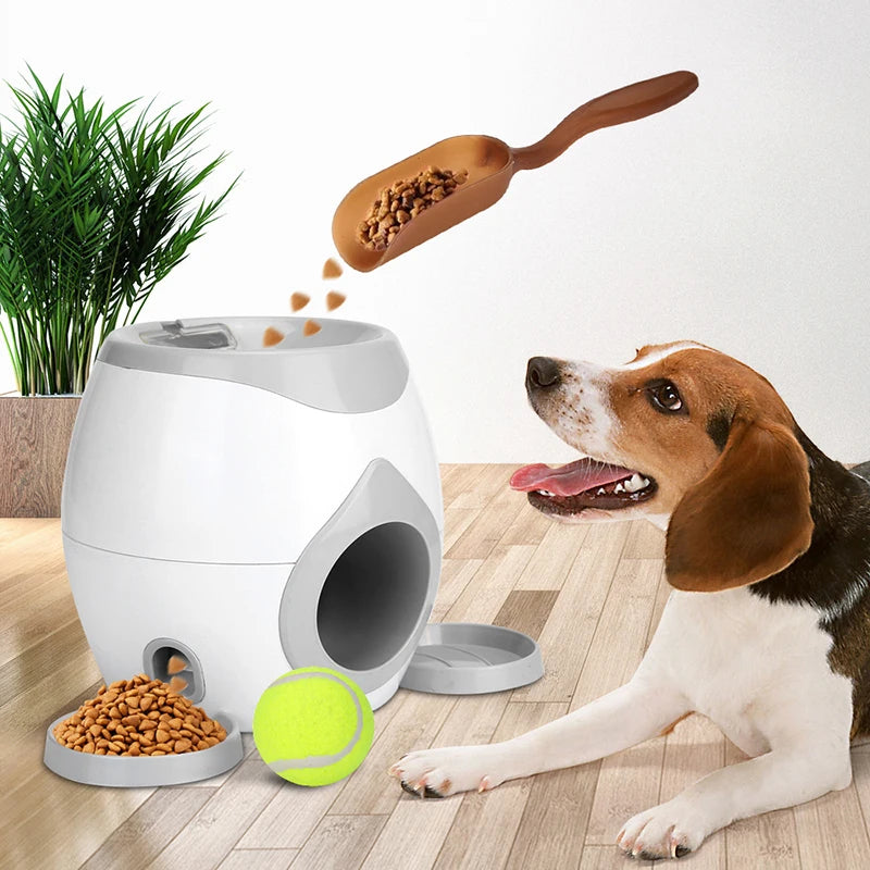 Máquina Lanzadora de Pelotas y Alimentador 2 en 1