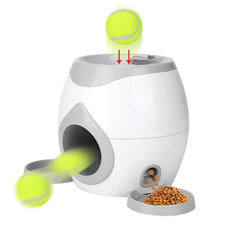 Máquina Lanzadora de Pelotas y Alimentador 2 en 1