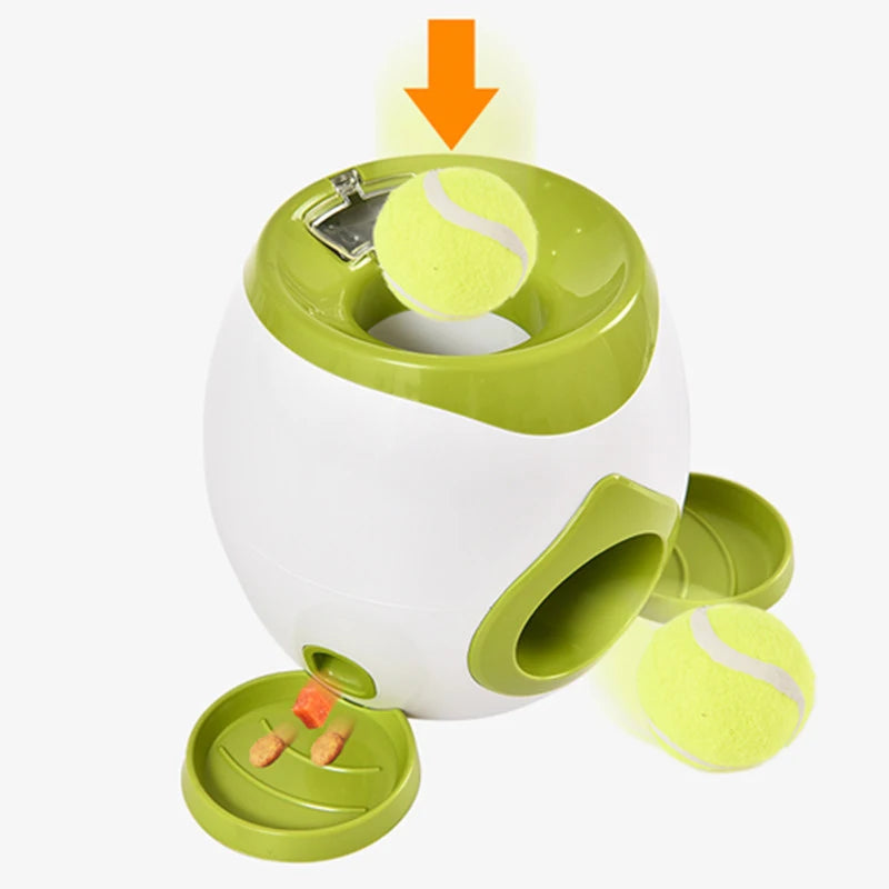 Máquina Lanzadora de Pelotas y Alimentador 2 en 1