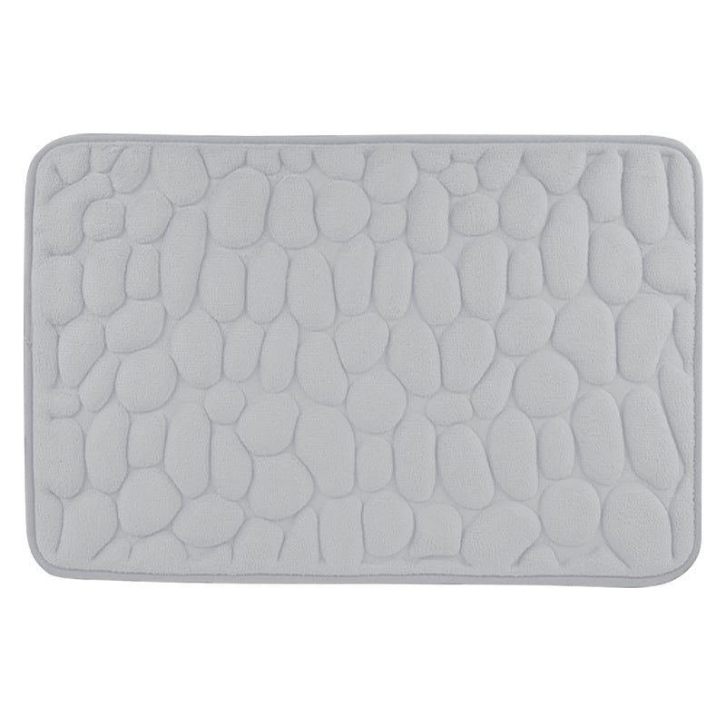 alfombra de baño de algodón, alfombra absorbente, alfombra antideslizante para puerta de baño