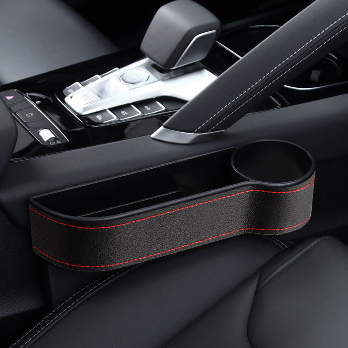 AutoPocket – Organizador Lateral con Portavasos para Automoviles