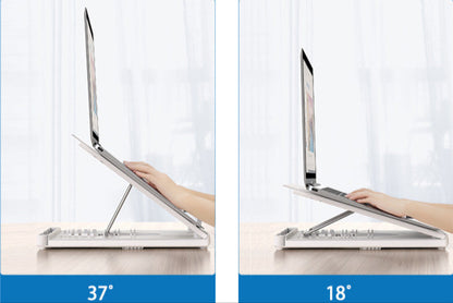 Soporte Plegable para Laptop – Ajustable y con Enfriamiento