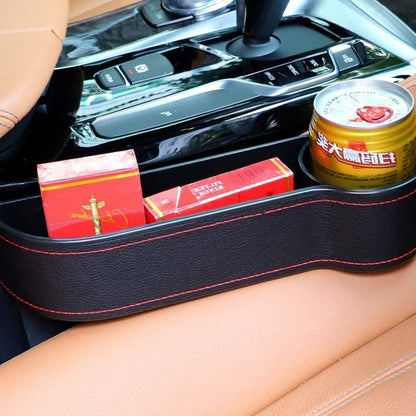 AutoPocket – Organizador Lateral con Portavasos para Automoviles