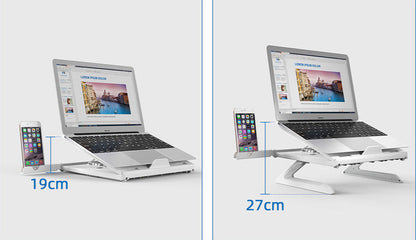 Soporte Plegable para Laptop – Ajustable y con Enfriamiento