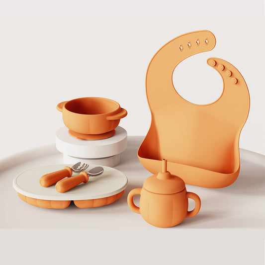 Colección Infantil Pumpkin – Accesorios de Silicona Para tu Bebe.